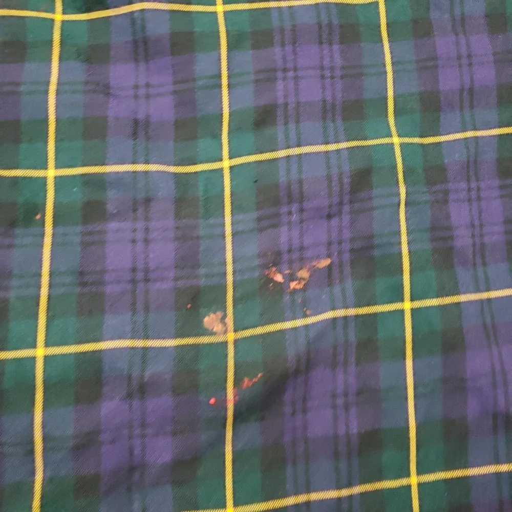 VINTAGE Polo Ralph Lauren Shirt Mens Extra Large Blackwatch Tartan Plaid Adult *